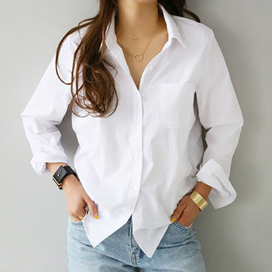 Casual White Blouse