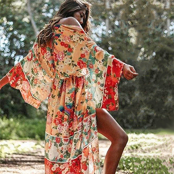 Floral Boho Cover-up