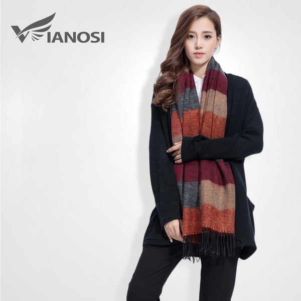 VIANOSI Banded Scarf