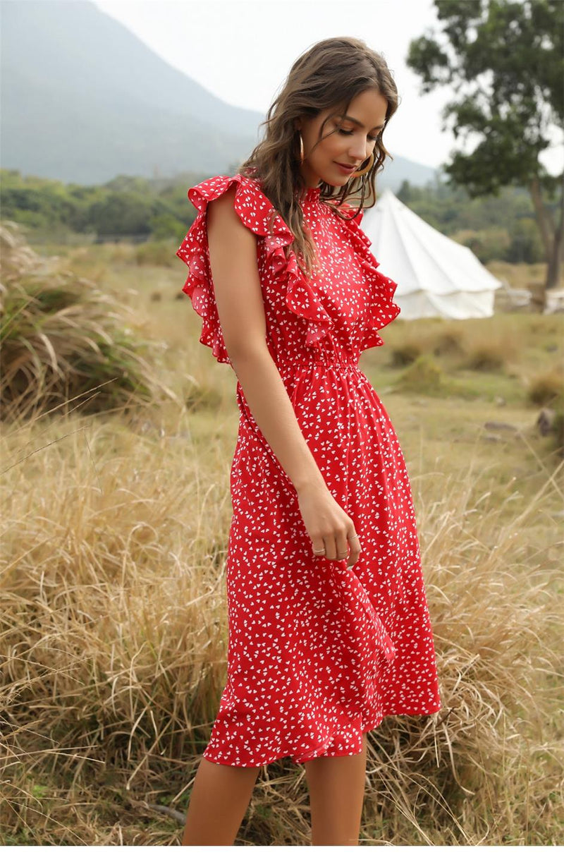 Red Dot Summer Dress