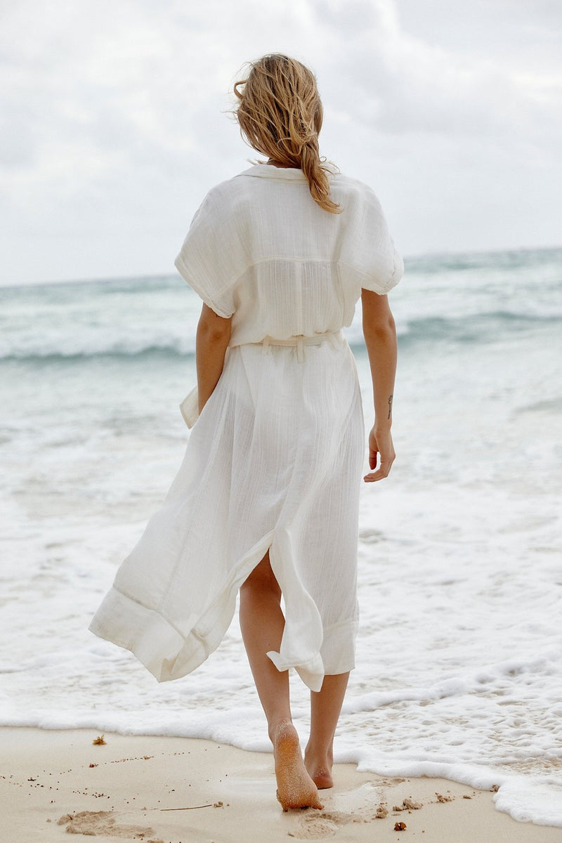 2020 Summer Women Plus Size Beachwear Cover-ups White Cotton Tunic Beach Wrap Bath Dress Swim Suit Bikini Cover Up